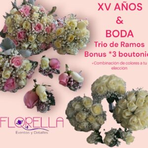 TRIO DE RAMOS XV & BODAS